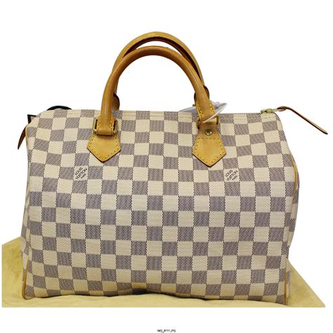 louis vuitton speedy 30 azur damier|speedy 30 damier price.